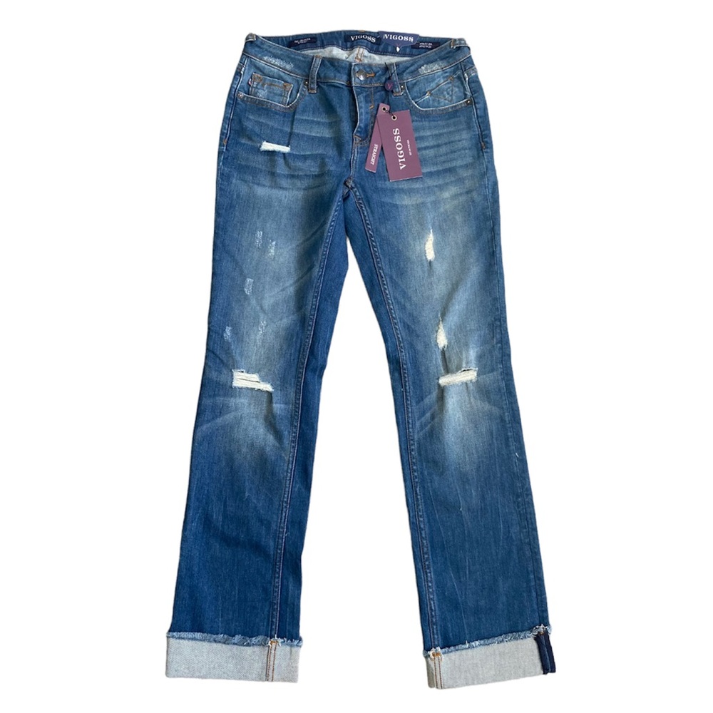 Vigoss Jagger Straight Leg capri Jeans size 26 NWT